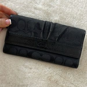 Black Coach Wallet